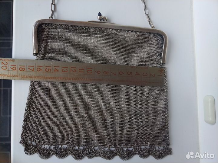 Антикварная сумочка кольчужка