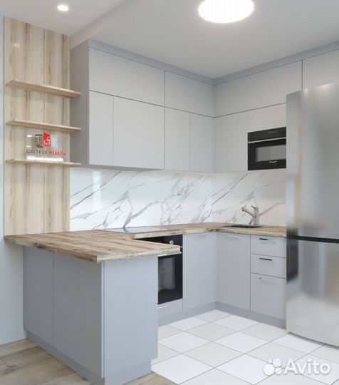 Кухонные гарнитуры угловые артикул 24448