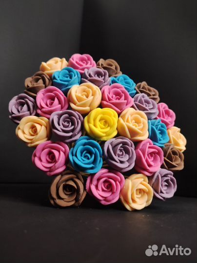 Шоколадные Розы - 29 шт в Букете