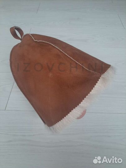 Шапка для бани из овчины
