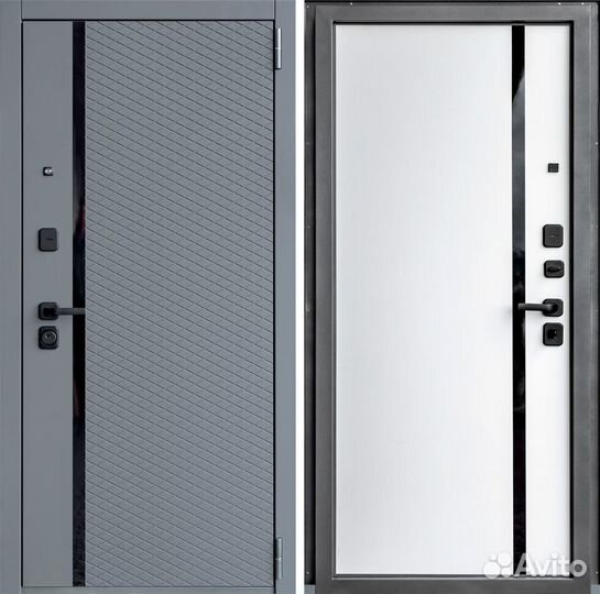 Входная дверь с внешней мдф доставка в подарок