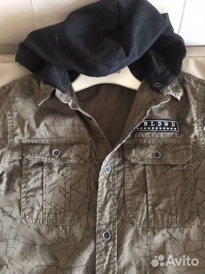 Рубашка с капюшоном H&M