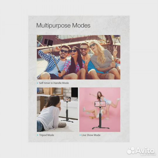 Селфи палка, Штатив BlitzWolf BW-BS9 / Новая