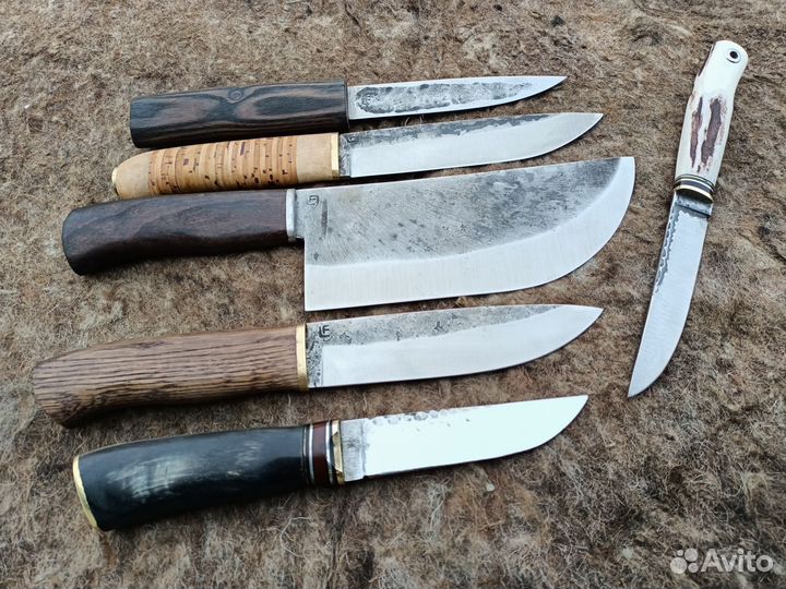 Нож с берестой