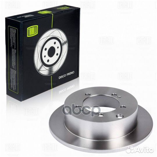 Диск тормозной зад DF117204 Trialli