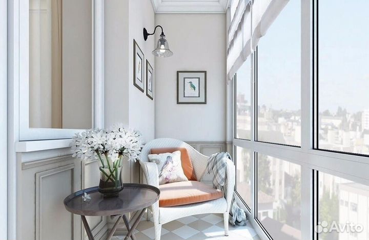 Отделка и ремонт лоджий