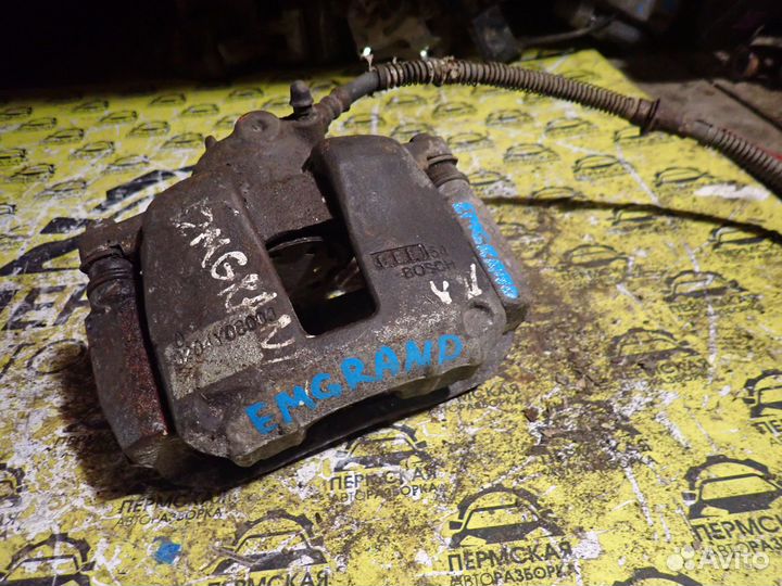 Суппорт тормозной передний левый для Geely emgrand