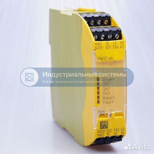 Реле безопасности pilz pnoz S6 750136