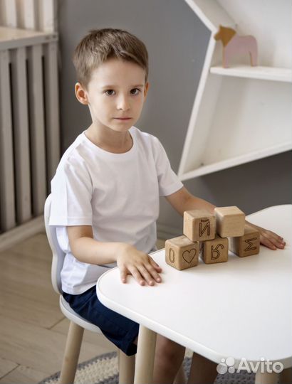 Детский стол и стул новый