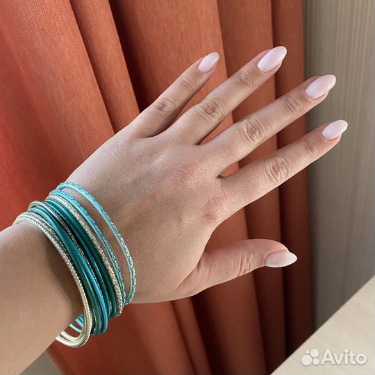 Браслеты, комплект из 12 шт., бижутерия