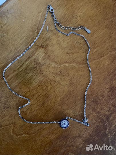 Подвески кулон цепочка синий глаз кипр греция