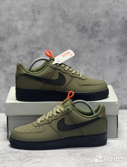 Кроссовки Nike Air Force 1 Medium Olive (Арт.28392)