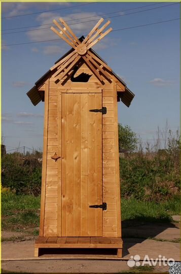 Дачный туалет деревянный TVP572