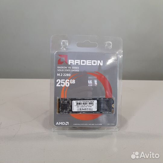 Накопитель SSD M.2 AMD radeon R5 R5M256G8 256Гб (Н