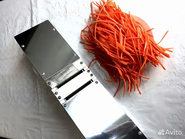 Тёрка для корейской моркови металлическая