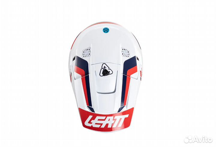 Кроссовый шлем leatt 3.5 + очки velocity 4.5 royal