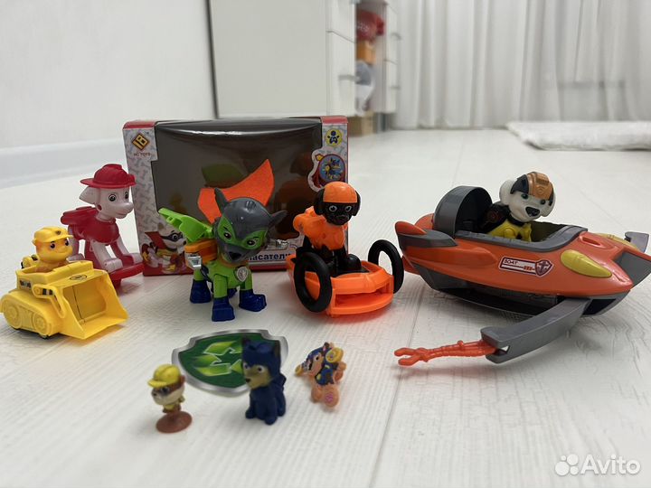 Игрушки наборы разные Свинка Пеппа Щенки спасатели