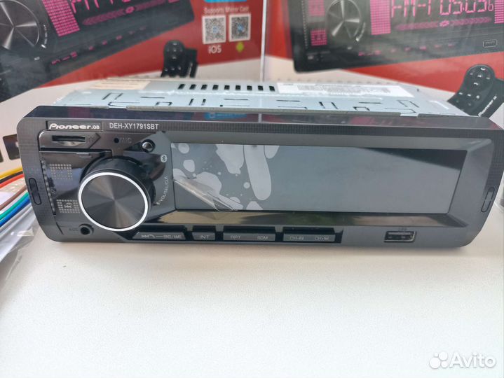 Авто магнитола Pioneer 7 цветов подсветки