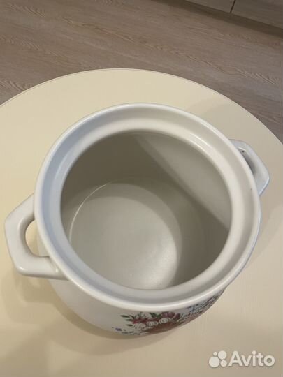 Керамическая жаропрочная кастрюля 2,8л