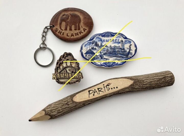 Новые сувениры, брелки, магниты разных стран