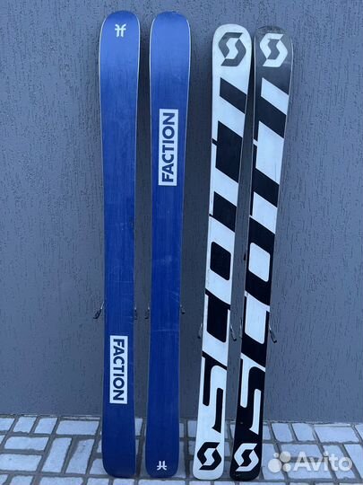 Лыжи горные фрирайд faction 3.0, scott 105