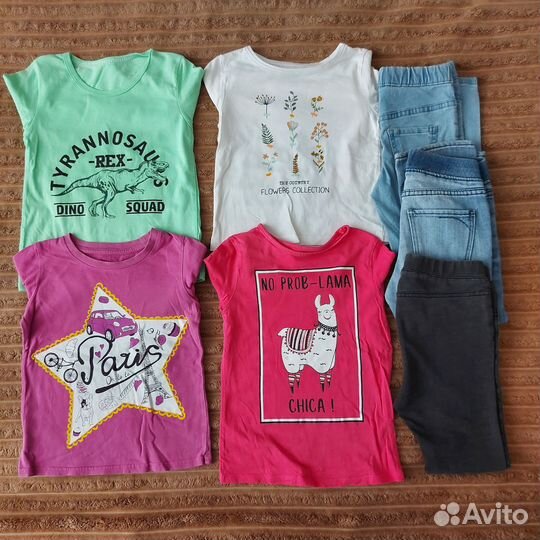 Вещи пакетом для девочки 86 92 98 104 110