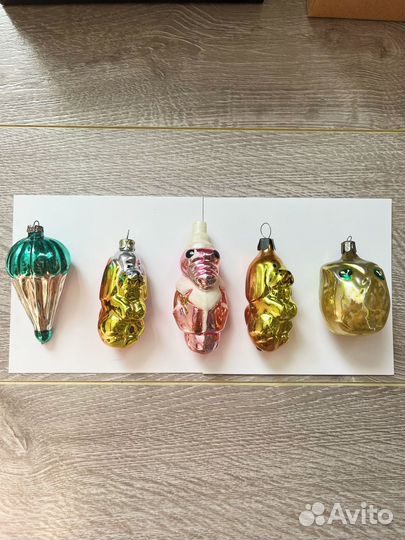 Елочные игрушки СССР