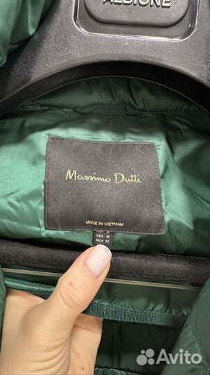 Пуховик женский massimo dutti