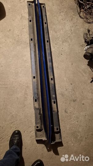 Наклалки на пороги пластиковые impreza WRX STI