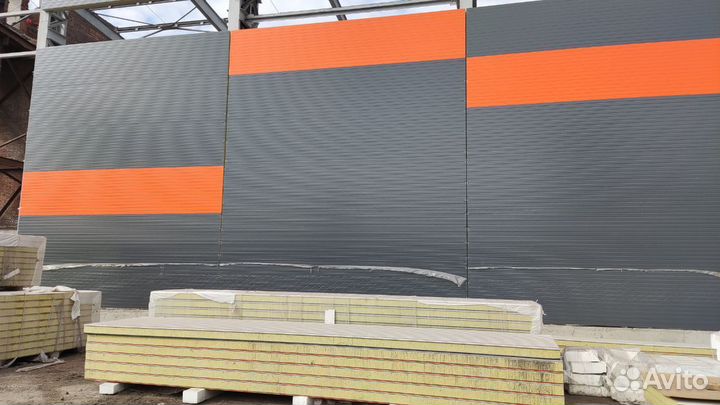 Сэндвич-панели оптом от изготовителя от 100м2
