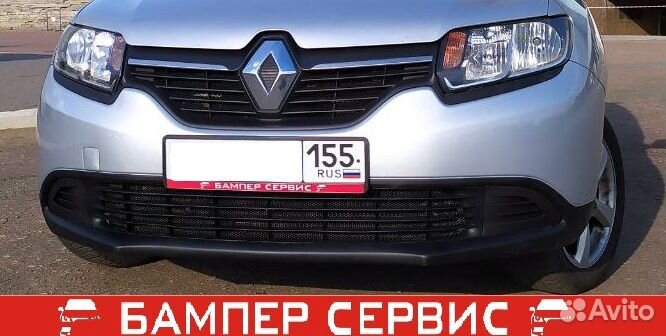 Бампер передний Renault Logan 2