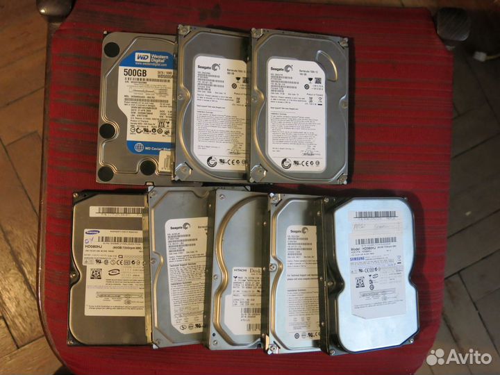 Жесткие диски и SSD SATA интерфейса