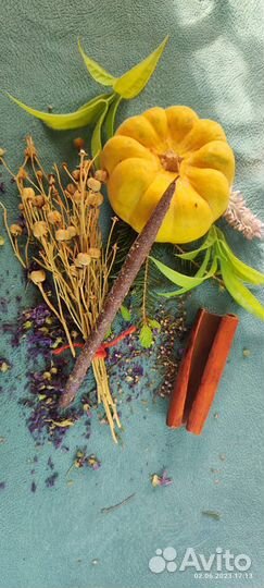 Восковые свечи магические красная гармала