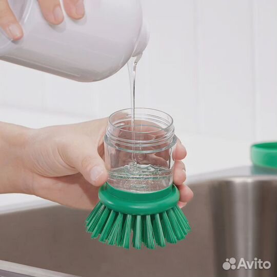 Видевекмаль Щетка д/ мытья посуды с дозатором икеа