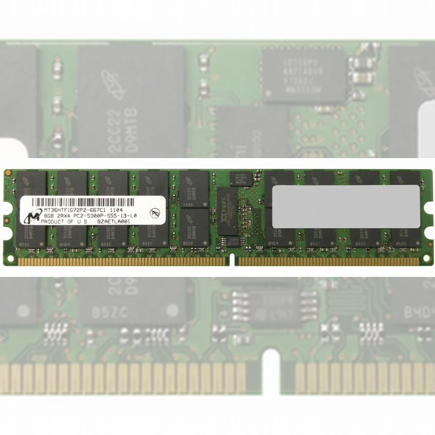 [MT36HTF1G72PZ-667C1] Оперативная Память Micron 8gb Mt36htf1g72pz-667c1