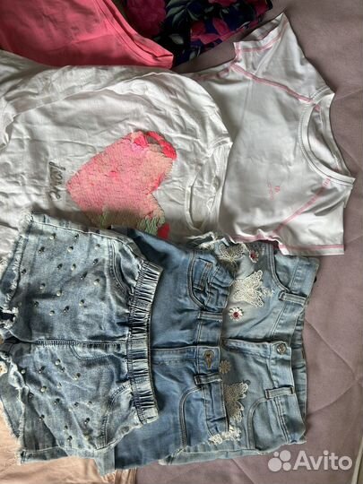 Вещи на девочку пакетом р 122-128