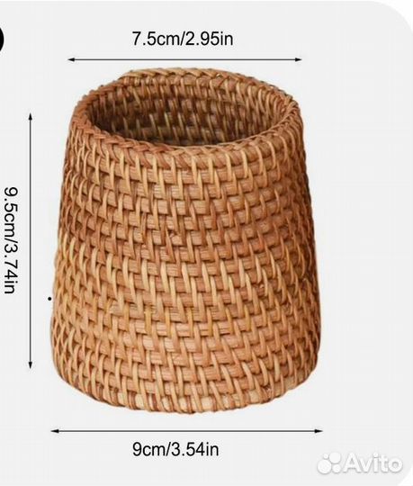 Новая корзинка из ротанга