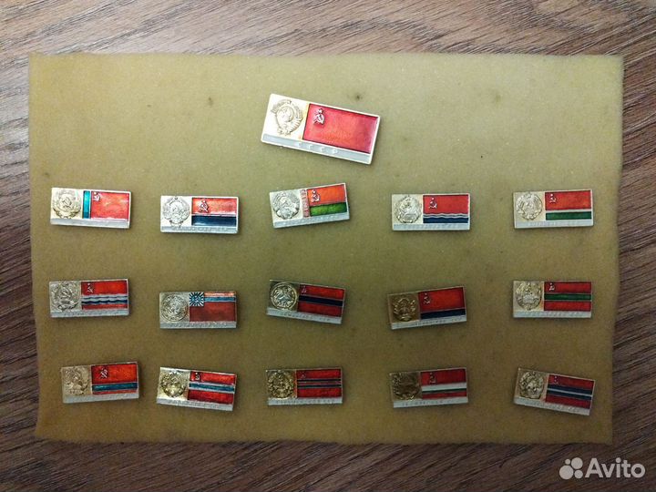 Значки республики СССР, чемпионат мира по хоккею