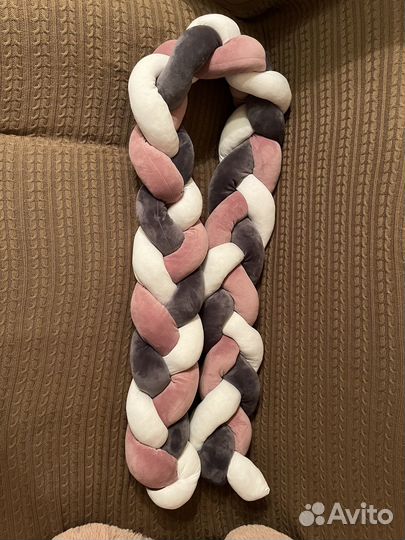 Бортик косичка