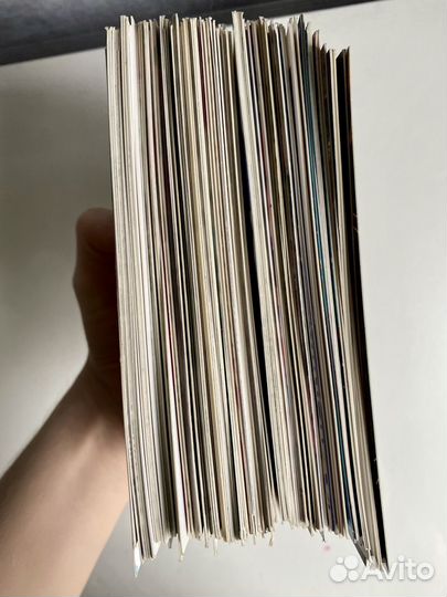 Набор 120 открыток для посткроссинга почтовые