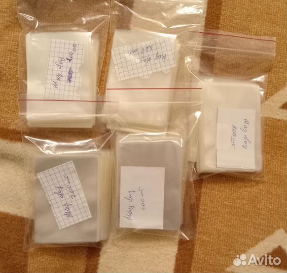 Протекторы для карт 64 х 89 Mayday Б/у 1000 шт