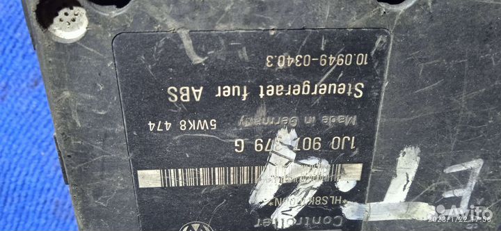 Блок ABS Golf 4 Audi A38l, Skoda Octavia Tur Caddy