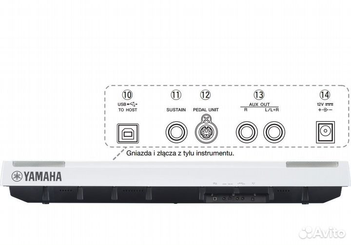Цифровое пианино Yamaha p-125 WH