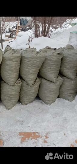 Уголь в мешках