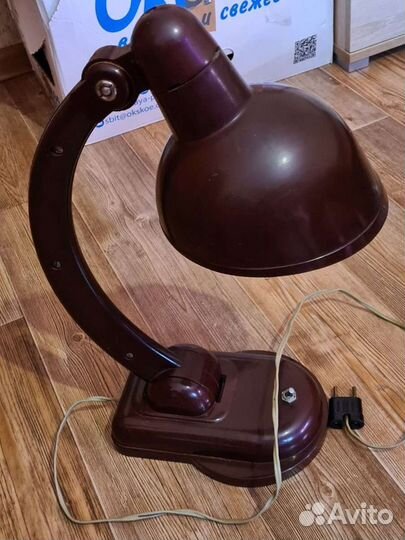 Лампа настольная довоенная завод Карболит