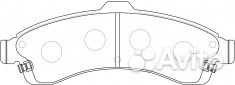 Колодки торм Chevrolet Trailblazer Blazer/saab 9-7