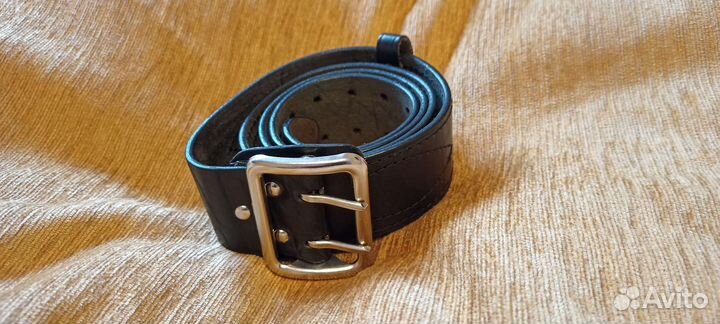 Ремень армейский кожаный
