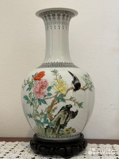 Ваза Китай/ китайская ваза фарфор