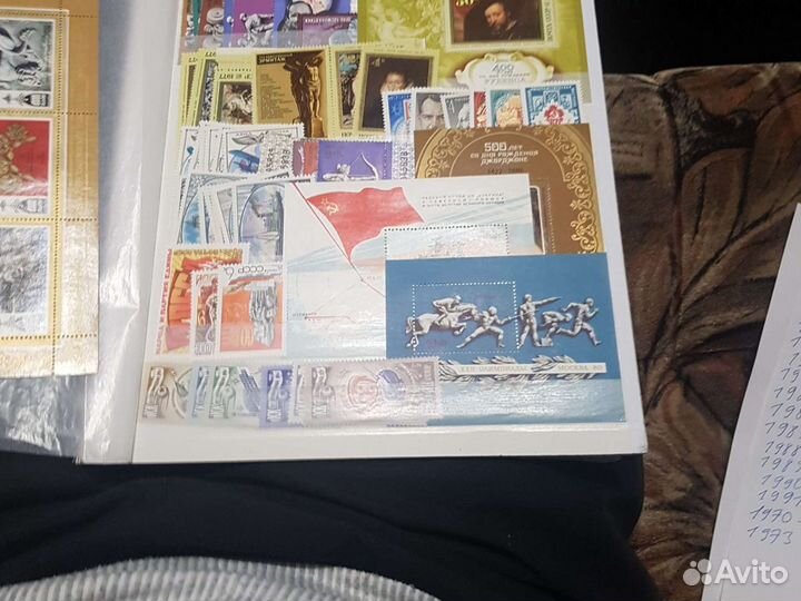 Почтовые марки СССР 1977 год чистые