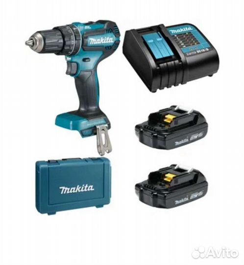 Новая дрель-шуруповерт Makita DHP485SYE